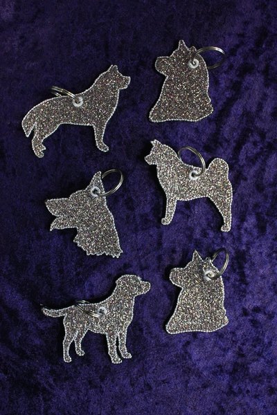 Glitter Dog Breed Keyrings
Please state design

£  + P&P