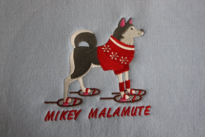 Mikey Malamute Design Embroidered item

Please ask for pricing
