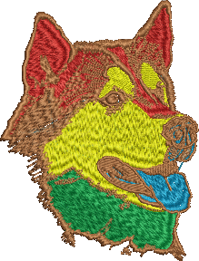 Coloured Malamute Head Design Embroidered item

Please ask for pricing 